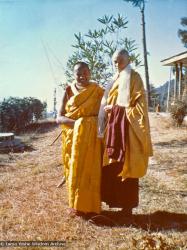 Lama Yeshe and Anila Ann, 1970