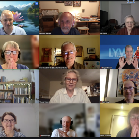 LYWA team meeting to discuss the strategic plan, September 2025.
