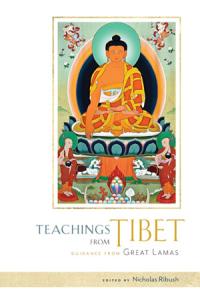 Book cover of Teachings From Tibet, by various great Tibetan Lamas.